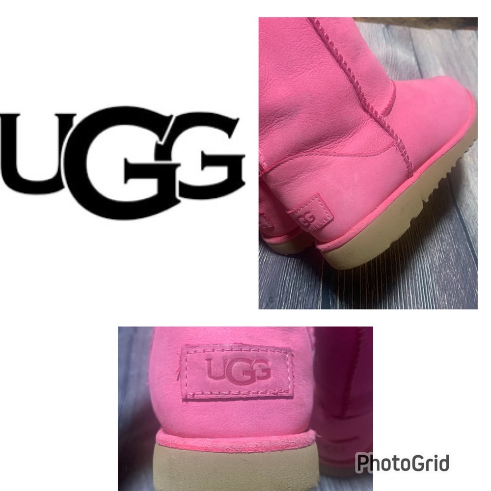 UGG Pink Boots size 4